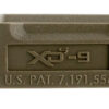 Springfield Armory XDS5901MFDE Backstrap Sleeve  made of Polymer with Flat Dark Earth Finish & 1 Piece Design for 9mm Luger Springfield XD-S with #1 Backstrap & 3.30" Barrel