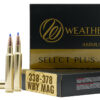 Weatherby B333225TTSX Select Plus  338-378WthbyMag 225gr Barnes Tipped TSX Lead Free 20 Per Box/10 Case