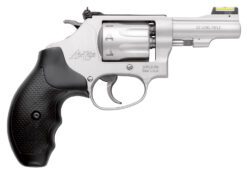 Smith & Wesson 160221 Model 317 Kit Gun *CA Compliant 22 LR 8 Shot 3" Stainless Steel Barrel, Aluminum Alloy Cylinder & J-Frame, HiViz Fiber Optic Green Front/Adjustable Rear Sights, Synthetic Grip