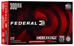 FEDERAL 300 BLK 220GR OTM 20 RD/BX 25 BX/CS