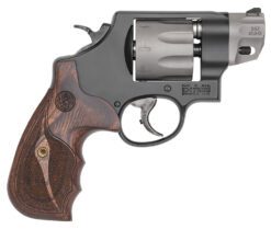 Smith & Wesson 170245 Model 327 Performance Center  357 Mag 2" Titanium/Stainless  Barrel, 8rd Titanium Cylinder,  Black Scandium Alloy N-Frame,  Wood Grip