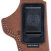 Bianchi 10376 6C  IWB Tan Leather Belt Clip Fits 2-3" Barrels Ruger/Colt/S&W K Frame Right Hand