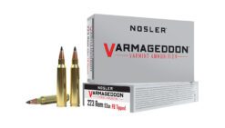 Nosler 65139 Varmageddon  223Rem 53gr Flat Base Tipped 20 Per Box/20 Case
