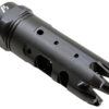 Strike Industries KINGCOMP22 King Comp  Black Steel with 1/2"-28 tpi Threads, 2.62" OAL & 0.87" Diameter for 223 Rem, 5.56x45mm NATO AR-Platform