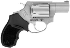 Taurus 2-605029 605  Small 357 Mag/38 Special +P 5 Shot 2" Matte Stainless Steel Barrel, Cylinder & Frame, Black Finger Grooved Rubber Grip, Transfer Bar Safety, Exposed Hammer