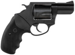 Charter Arms 63520 Mag Pug  Large 357 Mag, 5 Shot 2.20" Black Nitride Steel Barrel, Cylinder & Frame w/Black Finger Grooved Rubber Grip