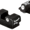 Trijicon 600465 Bright & Tough Night Sights  Green/Tritium White Outline Front Sight-Green/Tritium White Outline Rear Sight Sig Sauer .40 S&W/.45 ACP #6 Front/#8 Rear