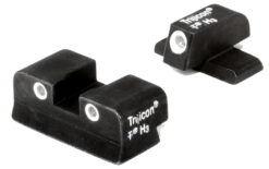 Trijicon 600465 Bright & Tough Night Sights  Green/Tritium White Outline Front Sight-Green/Tritium White Outline Rear Sight Sig Sauer .40 S&W/.45 ACP #6 Front/#8 Rear