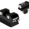 Trijicon 600145 Bright & Tough Night Sights  Green/Tritium White Outline Front Sight-Green/Tritium White Outline Rear Sight Colt 1911 0.055 Tang