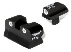 Trijicon 600145 Bright & Tough Night Sights  Green/Tritium White Outline Front Sight-Green/Tritium White Outline Rear Sight Colt 1911 0.055 Tang
