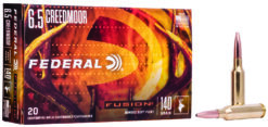 Federal F65CRDFS1 Fusion  6.5Creedmoor 140gr Bonded Soft Point 20 Per Box/10 Case