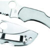 Spyderco C28P Dragonfly 2  2.31" Folding Clip Point Serrated VG-10 SS Blade Stainless Steel Handle Includes Pocket Clip