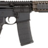 Daniel Defense 0208806027055 DDM4 M4A1 *CA Compliant 5.56x45mm NATO 14" 10+1 Black Hard Coat Anodized 6 Position w/SoftTouch Overmolding Stock with Flat Dark Earth Handguard