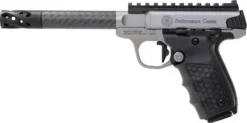 SMITH & WESSON PC SW22 VICTORY TARGET 22LR PISTOL O.R. CARBON 6" BBL, SAO 10RD MAGAZINE - Image 3