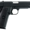 Rock Island 51453 GI Standard FSHC *CA Compliant 45 ACP Caliber with 5" Barrel, 10+1 Capacity, Overall Black Parkerized Finish Steel, Beavertail Frame, Serrated Slide & Black Rubber Grip