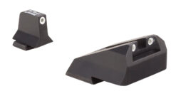 Trijicon 600900 Suppressor/Optic Height Sights  Green/Tritium White Outline Front Sight-Green/Tritium White Outline Rear Sight Smith & Wesson M&P/M&P M2.0
