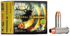 Federal P44XB1 Premium  44RemMag 225gr Barnes Expander BRX 20 Per Box/10 Case