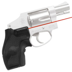 Crimson Trace 011680 Lasergrips  Fits S&W J Frame Round Butt, Red Laser Black Polymer