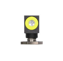 Night Fision GLK000001YGX Tritium Front Sight for Glock  Green/Tritium Yellow Outline Glock 17/17L/19/22