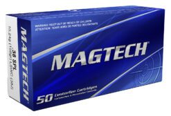 Magtech 38J Range/Training  38Special 158gr Lead Semi Wadcutter 50 Per Box/20 Case