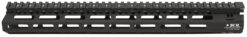 BCM MCMR15556BLK BCMGunfighter MCMR 15" M-LOK, Free-Floating Style Made of Aluminum with Black Anodized Finish for AR-Platform