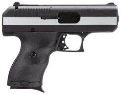 Hi-Point CF380 CF  380 ACP 8+1, 3.50" Black Steel Barrel, Black Powder Coated/Chrome Serrated Steel Slide, Black Polymer Frame & Grip