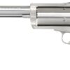 Magnum Research BFR500SW7 BFR Long Cylinder Large 500 S&W Mag 5 Shot 7.50" Brushed Stainless Steel Barrel, Cylinder & Frame, Black Rubber Grip, Exposed Hammer