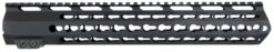 Aim Sports MTK13H308 AR Handguard  13.50" High KeyMod Style Made of 6061-T6 Aluminum with Black Anodized Finish for 308 Cal AR-10