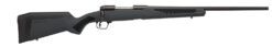Savage Arms 57061 110 Hunter Full Size 223 Rem 4+1 22" Matte Black Button-Rifled Barrel, Matte Black Drilled & Tapped Carbon Steel Receiver, Adj AccuStock Matte Gray Synthetic Stock, Right Hand