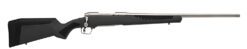 Savage Arms 57078 110 Storm Full Size 308 Win 4+1 22" Matte Stainless Button-Rifled Barrel, Matte Drilled & Tapped Stainless Steel Receiver, AccuStock Matte Gray Synthetic Stock, Right Hand
