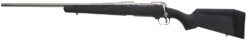Savage Arms 57058 110 Storm Full Size 7mm Rem 3+1 24" Matte Button-Rifled Barrel, Matte Drilled & Tapped Stainless Steel Receiver, AccuStock Matte Gray Synthetic Stock, Left Hand