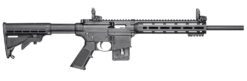 Smith & Wesson 10207 M&P15 *State Compliant 22 LR 10+1 16.50" Matte Black Steel Barrel & Picatinny Rail Aluminum Receiver, 10" Magpul M-LOK Handguard, Fixed Black Synthetic Stock, Black Polymer Grip,