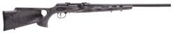Savage Arms 47215 A Series Target Full Size 22LR 10+1 22" High Luster Heavy Target Barrel, High Luster Drilled & Tapped Carbon Steel Receiver, Gray Thumbhole Laminate Stock, Right Hand