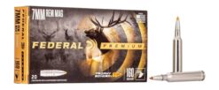 Federal PR7TT1 Premium  7mmRemMag 160gr Trophy Bonded Tip 20 Per Box/10 Case