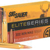 Sig Sauer E3WMH120 Elite Copper Hunting  300WinMag 165gr Copper Solid 20 Per Box/10 Case