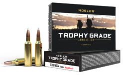 Nosler 60030 Trophy Grade  270WSM 140gr Nosler AccuBond 20 Per Box/10 Case