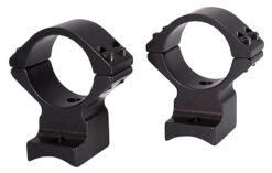 Talley 94X725 Scope Mount/Ring Combo  Extended Black Anodized 1" Tube Savage Round Receiver with AccuTrigger (110 Series/A17/A22) Medium Rings