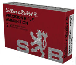 Sellier & Bellot SB3006D Rifle  30-06Springfield 168gr Hollow Point Boat Tail 20 Per Box/20 Case