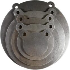 3/8 AR500 Steel Gong Shooting Targets 5-Piece Set