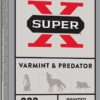 Winchester Ammo X223R Super X  223Rem 55gr Jacketed Soft Point 20 Per Box/10 Case