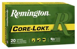 Remington Ammunition 21507 Core-Lokt  25-06Rem 100gr Pointed Soft Point Core-Lokt 20 Per Box/10 Case