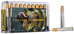 Federal P470T2 Premium Safari Cape-Shok 470NitroExpress 500gr Trophy Bonded Sledgehammer Solid 20 Per Box/10 Case