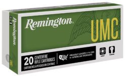 Remington Ammunition 23748 UMC  223Rem 45gr Jacketed Hollow Point 20 Per Box/10 Case