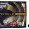 Federal PD380HS1H Premium Personal Defense Low Recoil 380ACP 90gr Hydra-Shok Jacketed Hollow Point 20 Per Box/10 Case