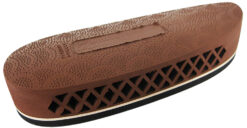 Pachmayr 00011 F325 Deluxe  Brown with White Line Small Rubber For Shotgun