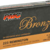 PMC 223A Bronze  223Rem 55gr Full Metal Jacket Boat Tail 20 Per Box/50 Case