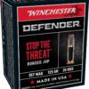 Winchester Ammo S357MPDB Defender  357Mag 125gr Bonded Jacket Hollow Point 20 Per Box/10 Case