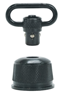 GrovTec US Inc GTSW296 Mag Cap  Shotgun 1" Push Button Black Oxide Remington 870 Express 12 Gauge Steel