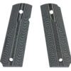 Pachmayr 61001 Tactical Grip Checkered Black & Gray G10 Panels for 1911
