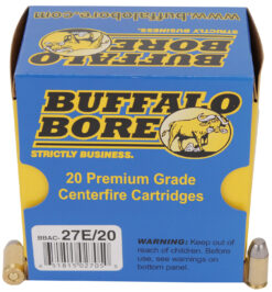 Buffalo Bore Ammunition 27E20 Standard Pressure Strictly Business 380ACP 100gr Hard Cast Flat Nose 20 Per Box/12 Case